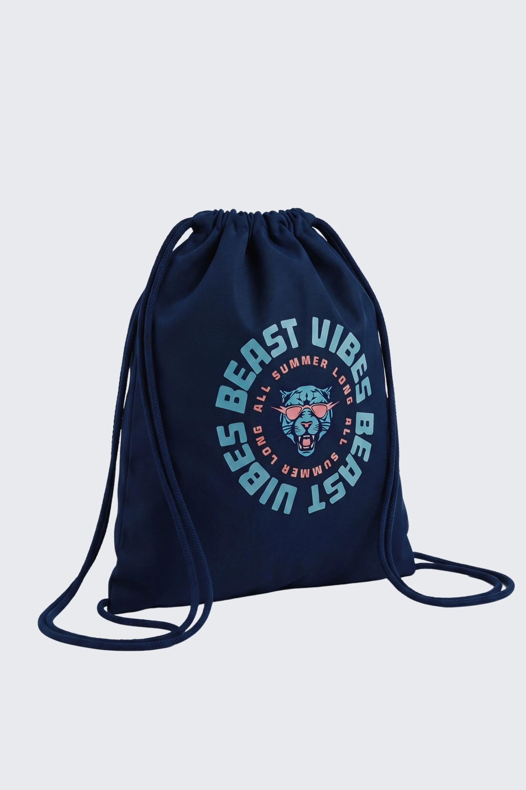 Beast Vibes Drawstring Canvas Bag