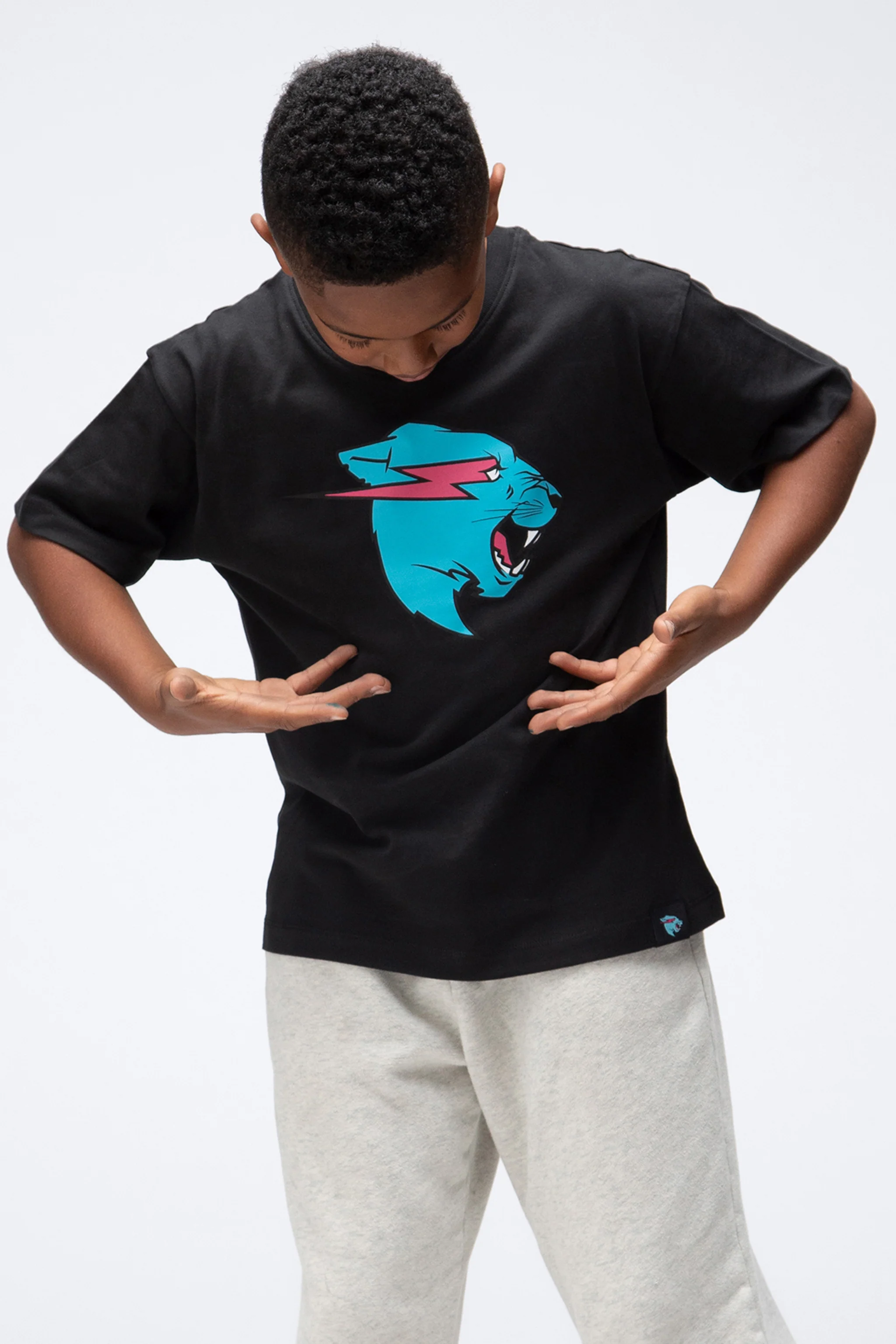 Youth Panther Tee - Black 2 Youth Panther Tee - Black