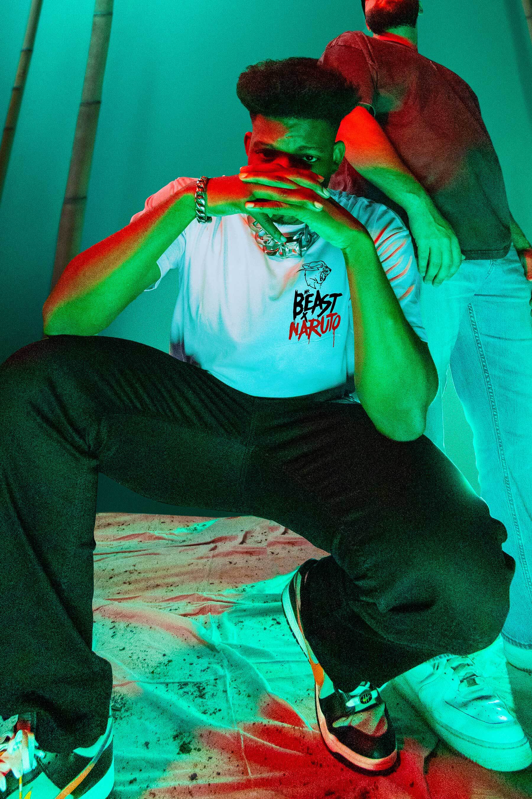 MrBeast x NARUTO Gaka Tee 4 MrBeast x NARUTO Gaka Tee