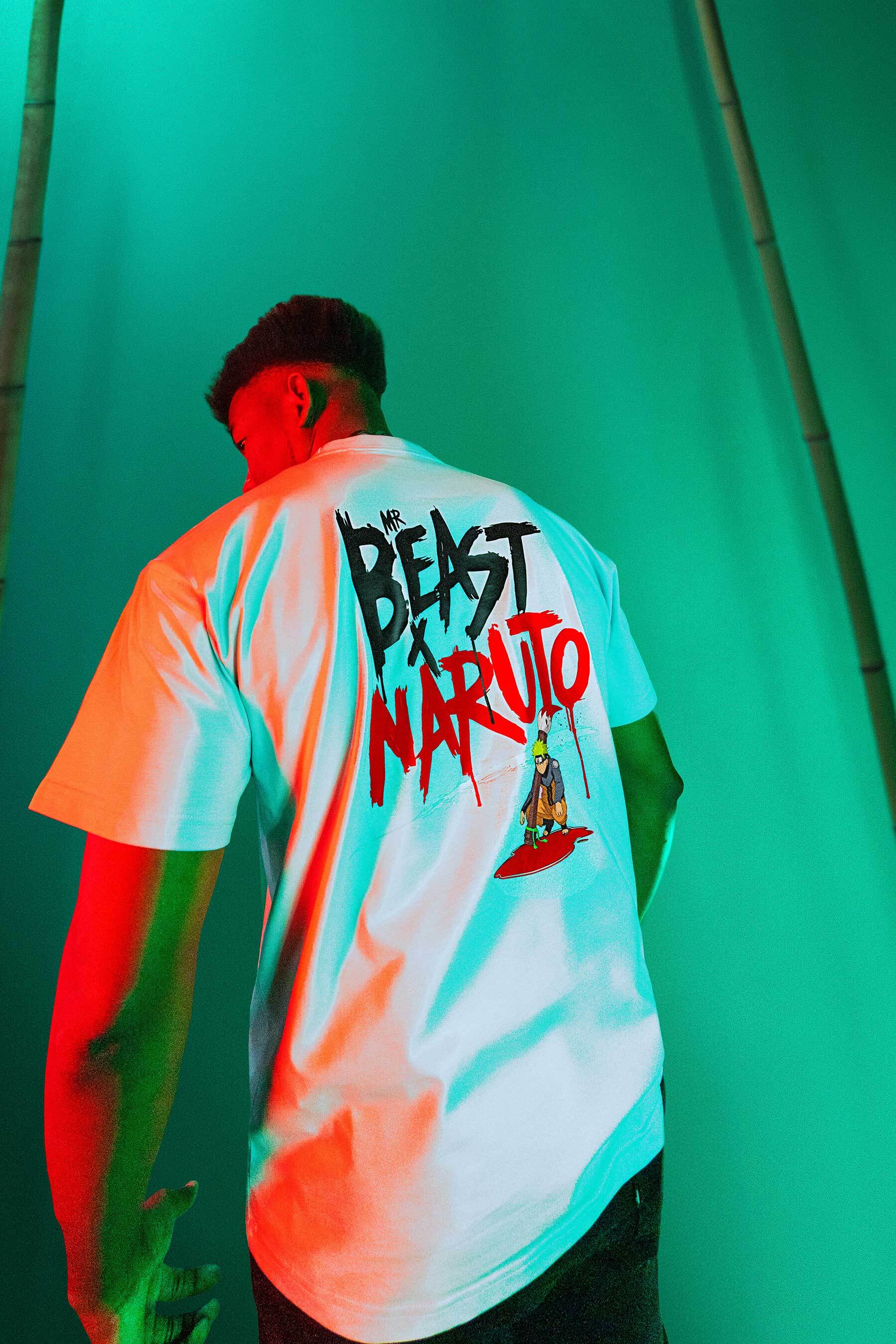 MrBeast x NARUTO Gaka Tee 5 MrBeast x NARUTO Gaka Tee