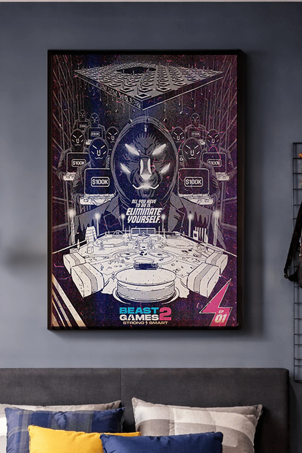 Beast Games Collectible Poster - Episode 1 - Black & White 4 Beast Games Collectible Poster - Episode 1 - Black & White