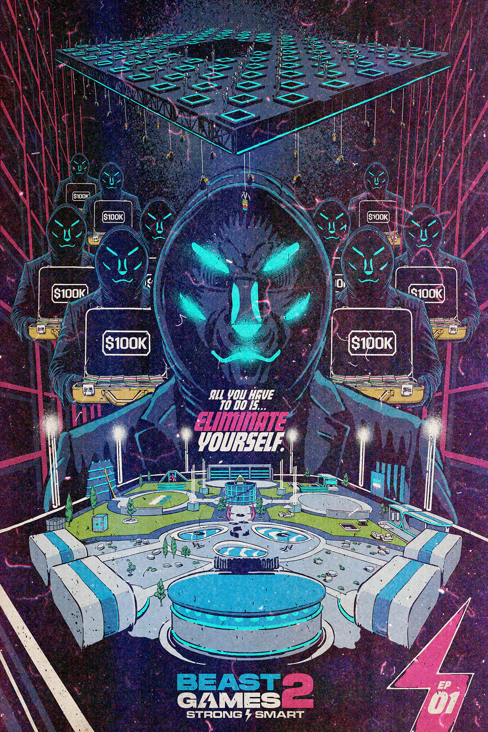 Beast Games Collectible Poster - Episode 1 - Full Color