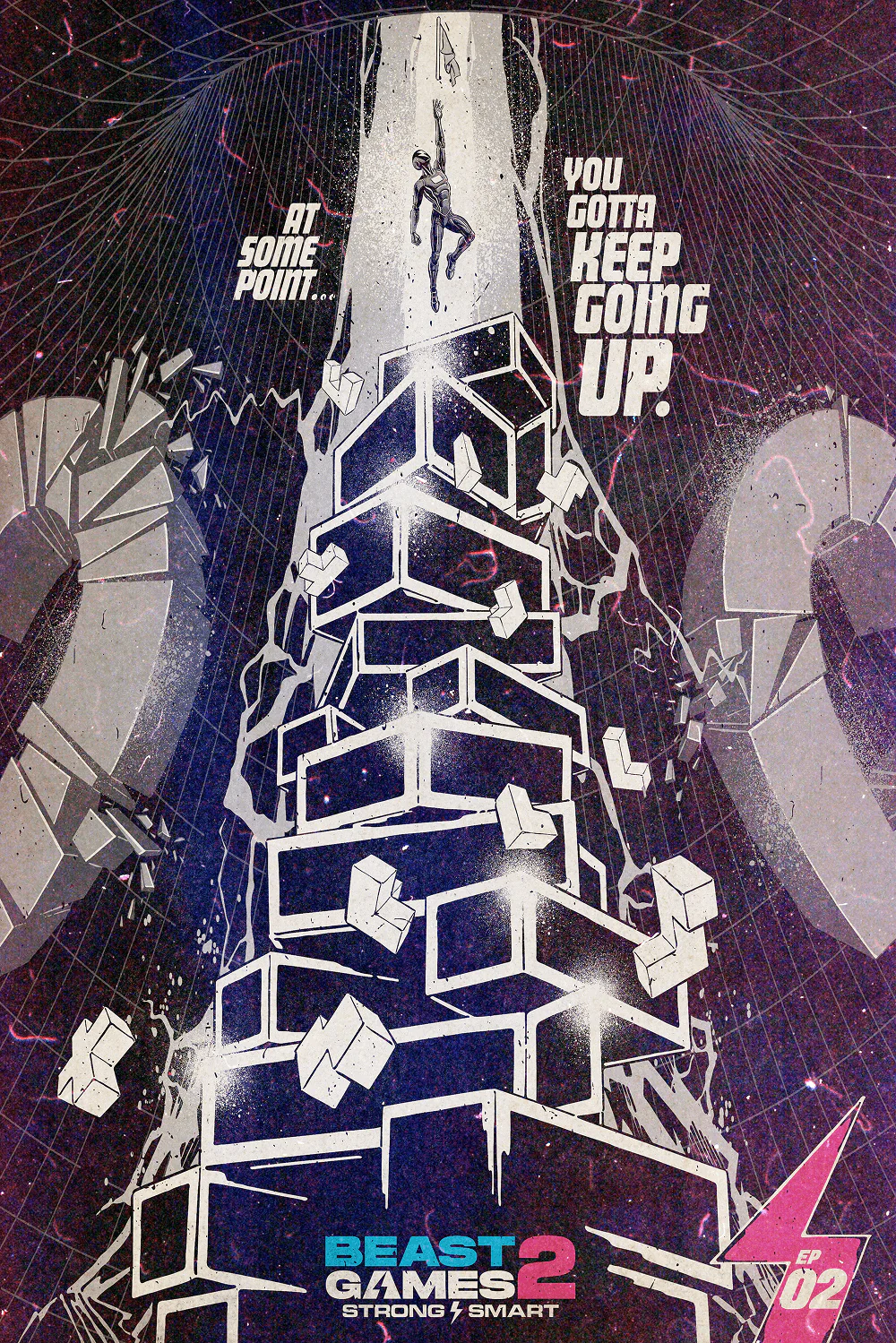 Beast Games Collectible Poster - Episode 2 - Black & White