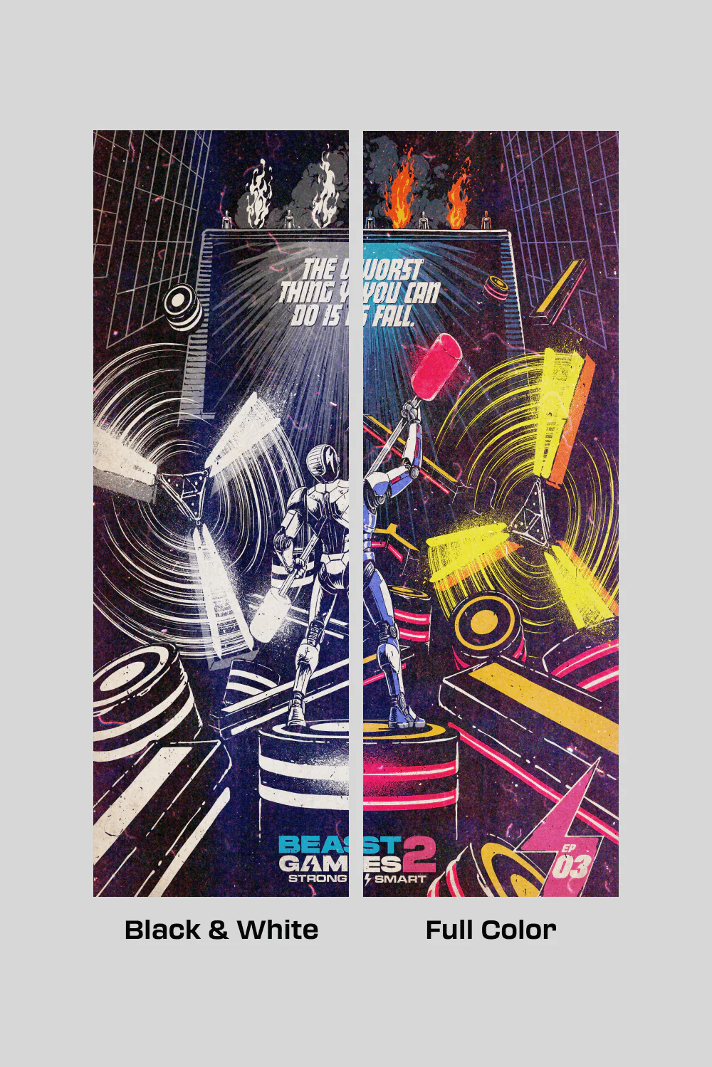 Beast Games Collectible Poster - Episode 3 - Full Color 5 Beast Games Collectible Poster - Episode 3 - Full Color