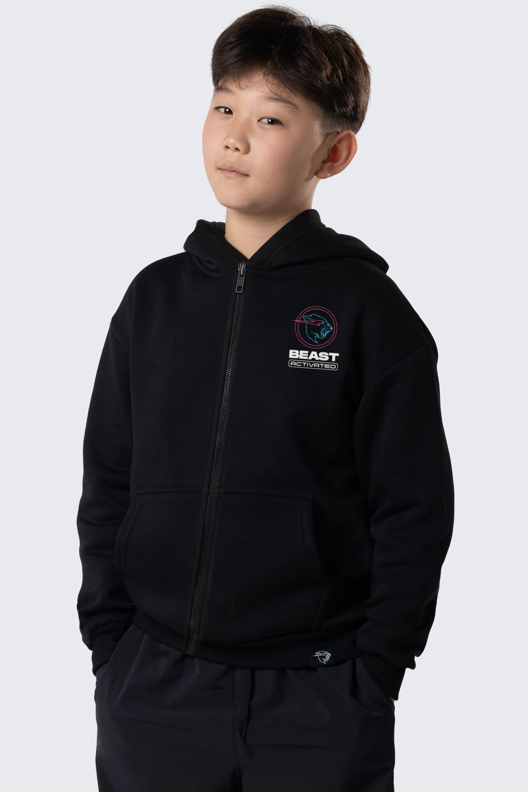 Glow In The Dark Beast Activated Zip Hoodie 4 Glow In The Dark Beast Activated Zip Hoodie