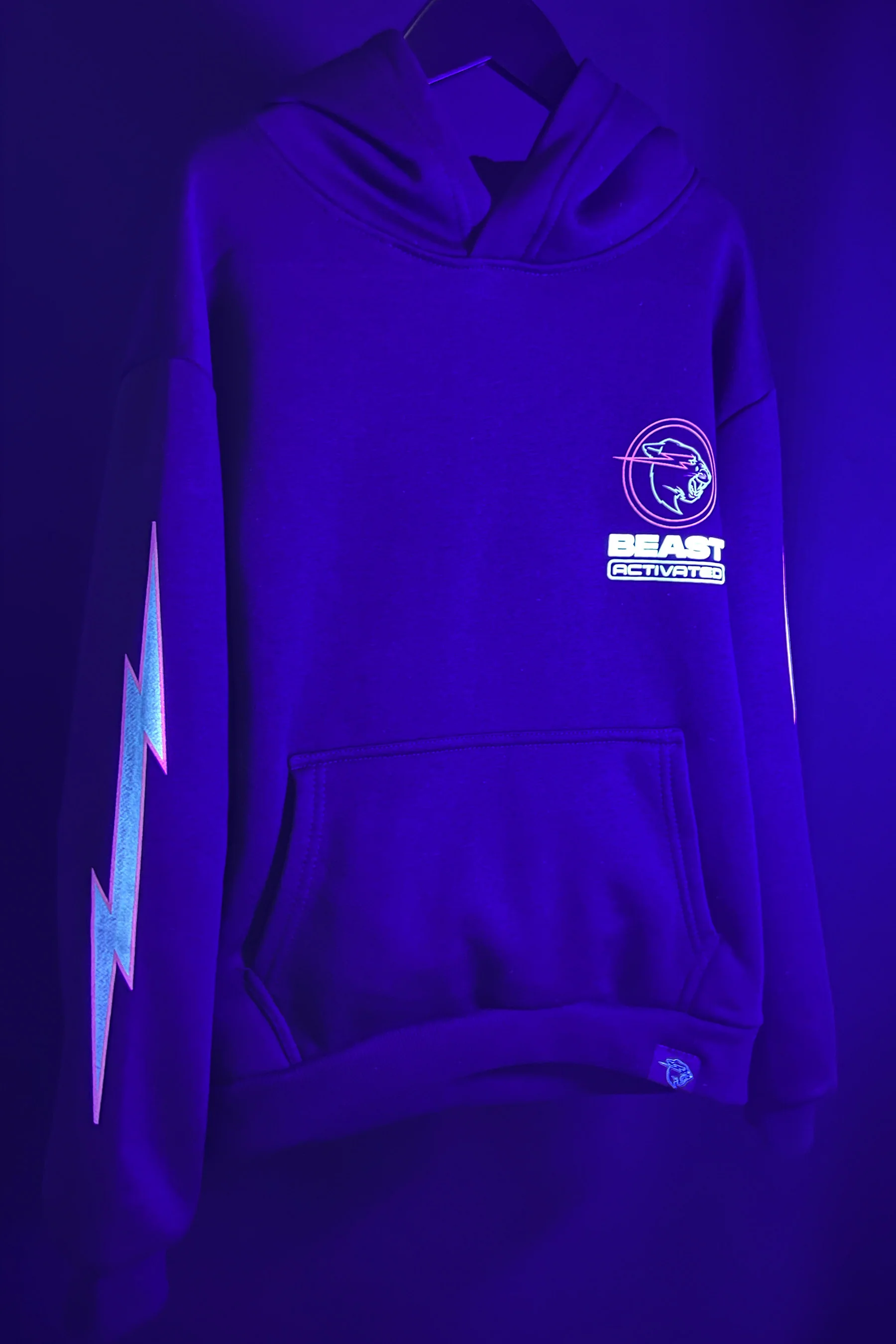 Glow In The Dark Bolt Hoodie 2 Glow In The Dark Bolt Hoodie