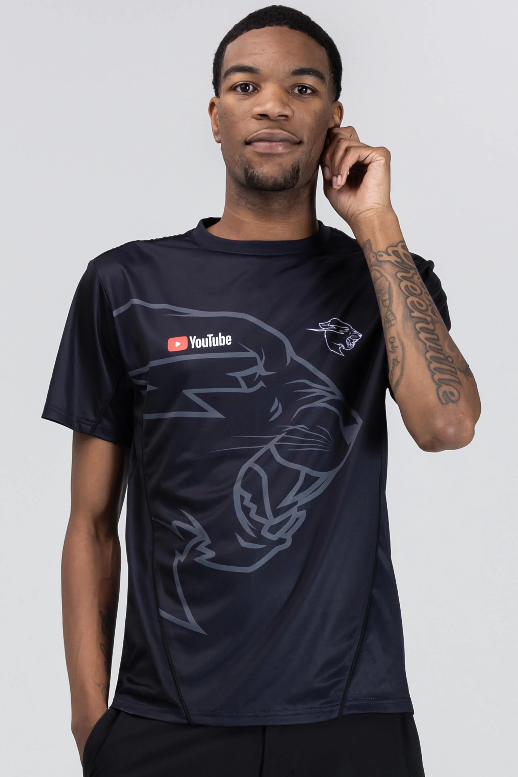 MrBeast x Youtube #1 Team Jersey - Black 5 MrBeast x Youtube #1 Team Jersey - Black