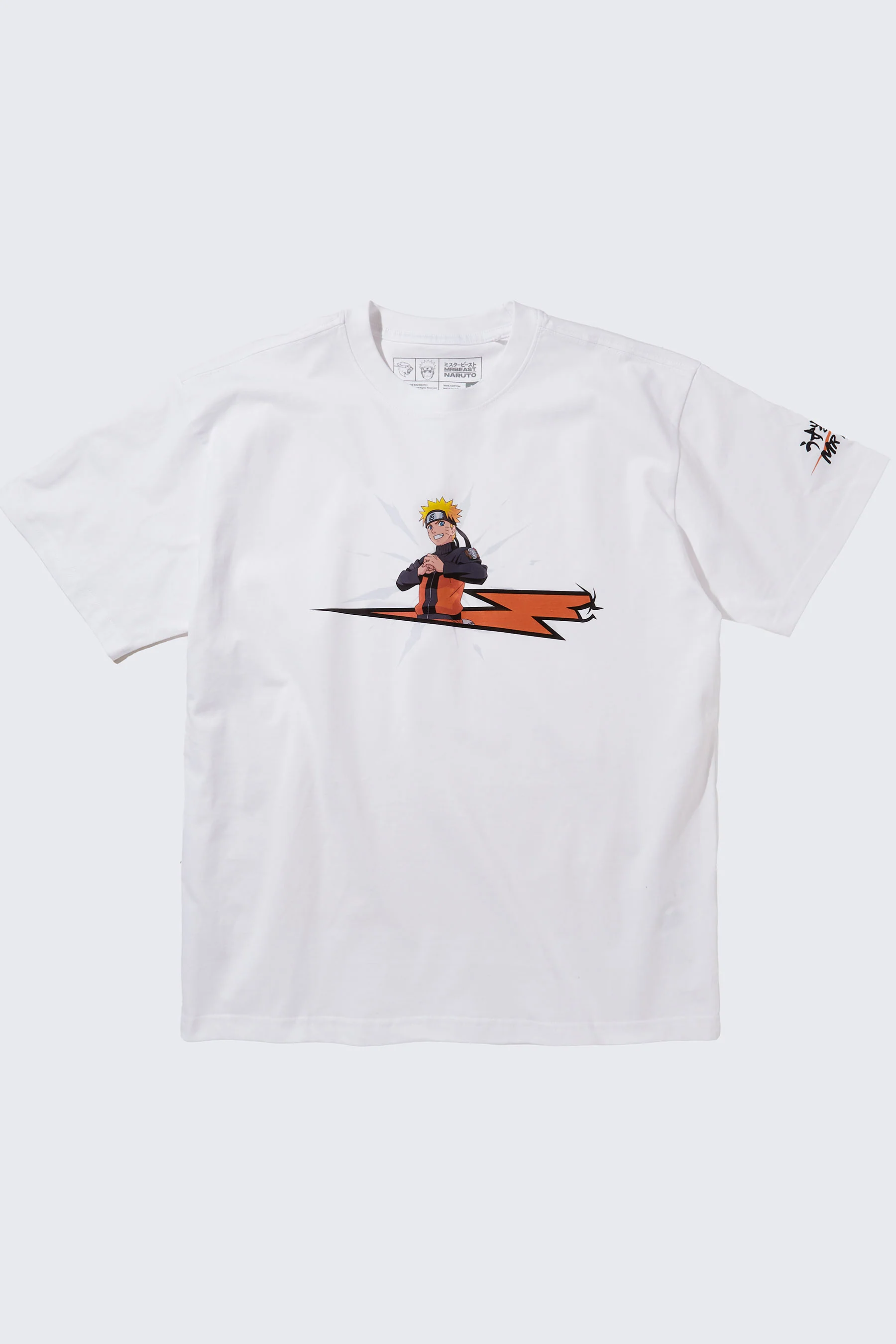 MrBeast x NARUTO Uzumaki Flash Tee 1 MrBeast x NARUTO Uzumaki Flash Tee