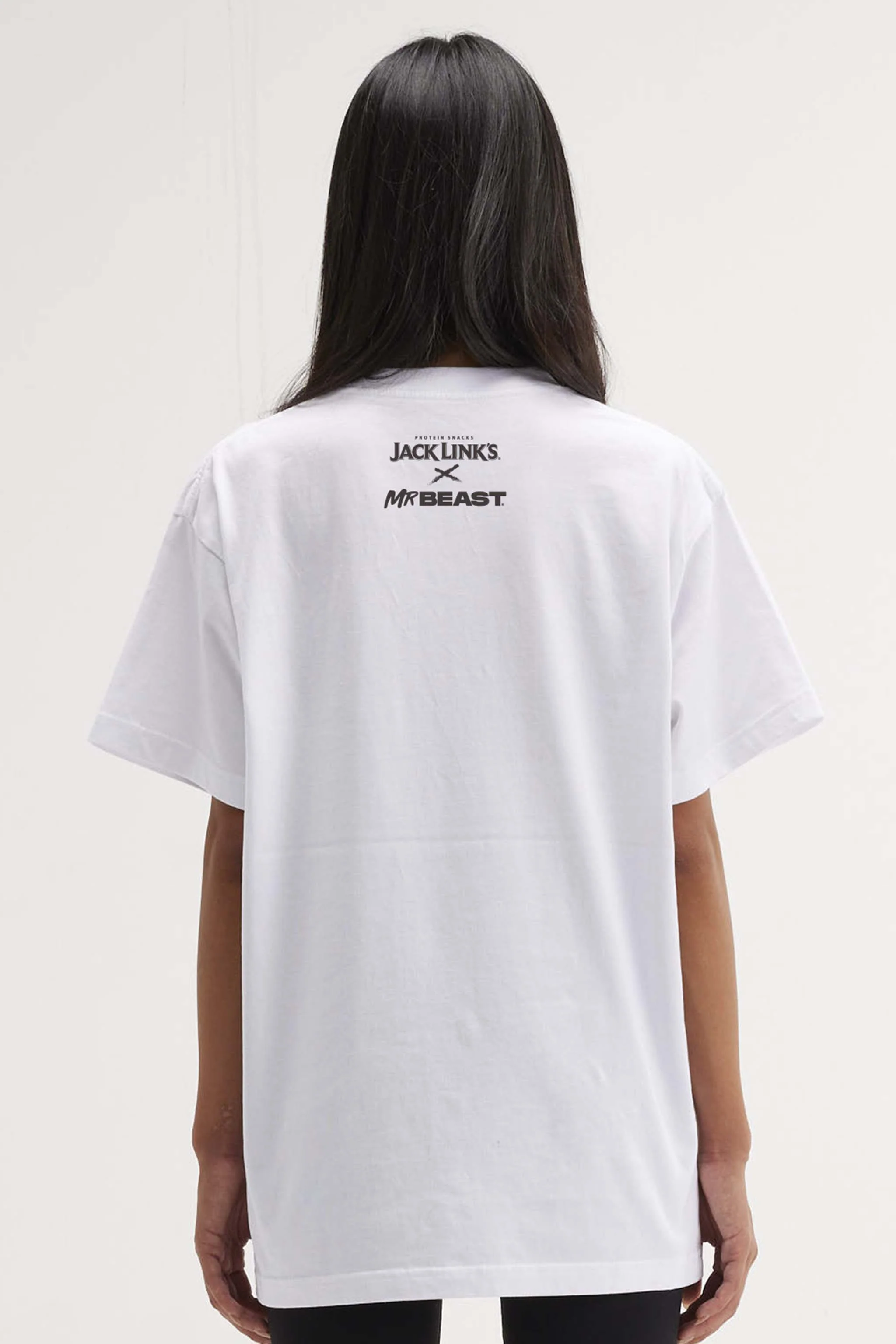 MrBeast x Jack Links Feed the Beasts Tonal Tee - White 6 MrBeast x Jack Links Feed the Beasts Tonal Tee - White