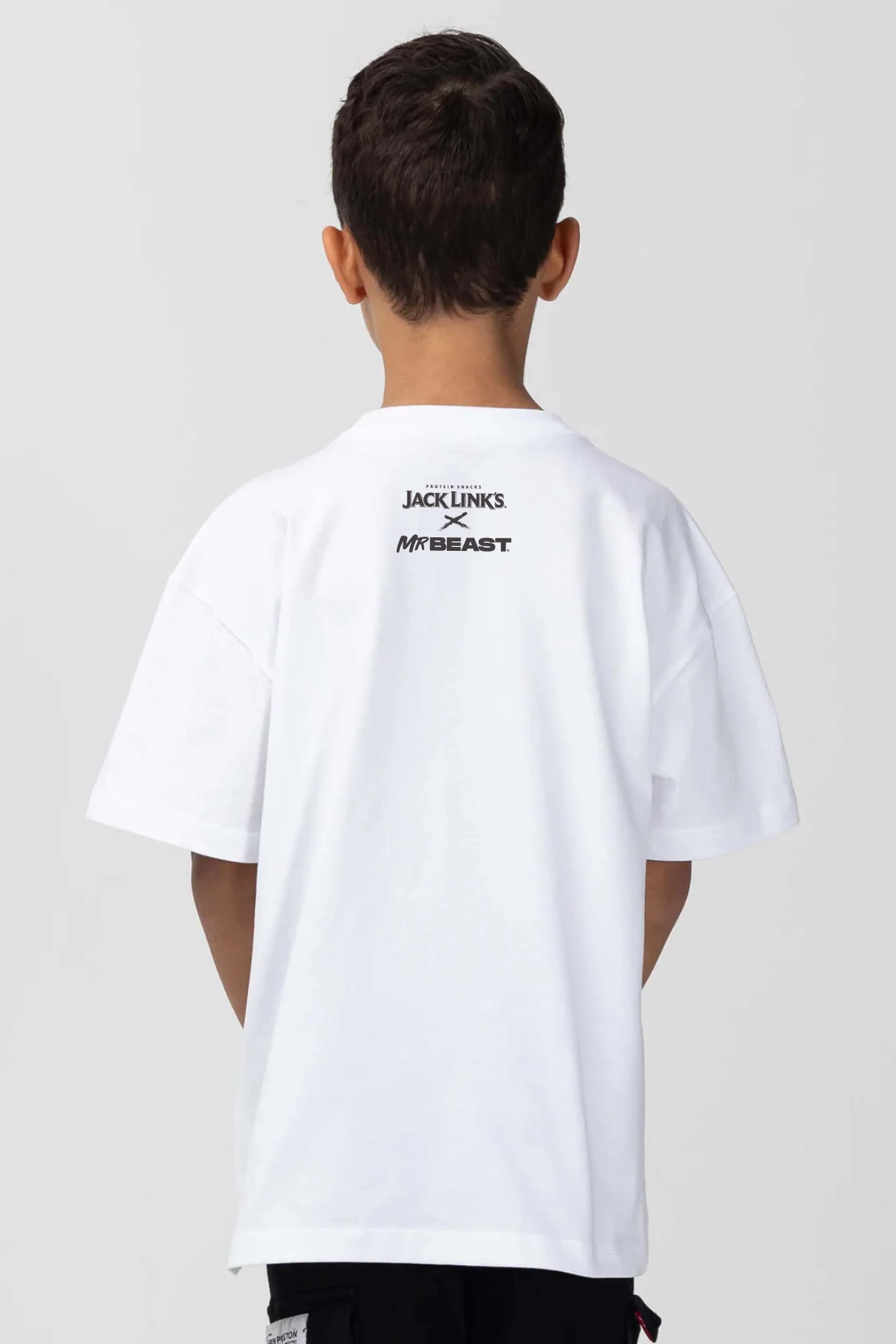 MrBeast x Jack Links Feed the Beasts Tonal Tee - White 4 MrBeast x Jack Links Feed the Beasts Tonal Tee - White