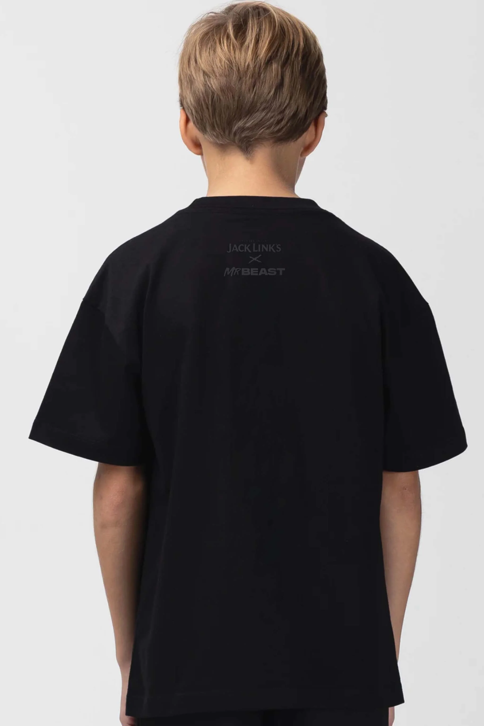 MrBeast x Jack Links Feed the Beasts Tonal Tee - Black 4 MrBeast x Jack Links Feed the Beasts Tonal Tee - Black