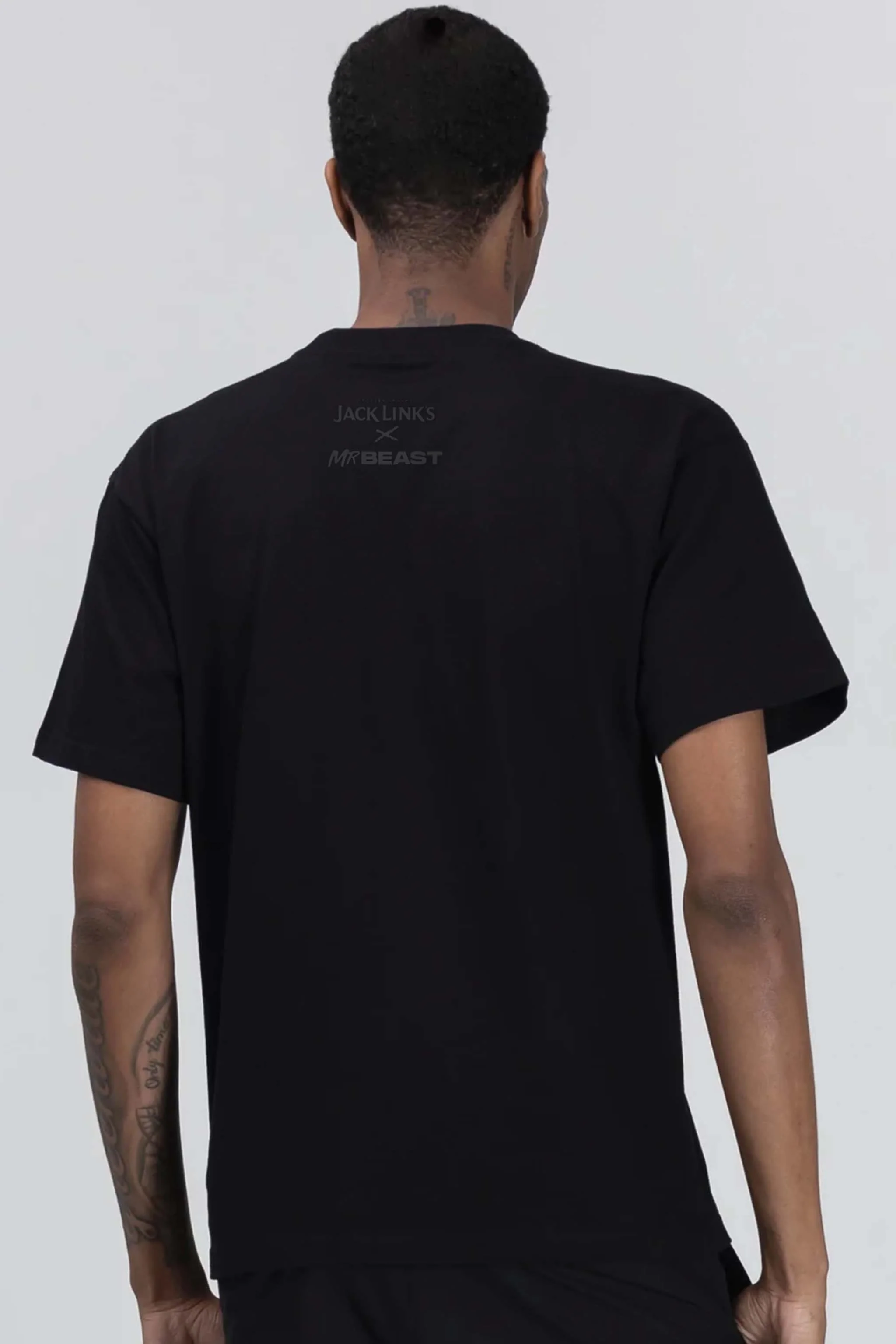 MrBeast x Jack Links Feed the Beasts Tonal Tee - Black 5 MrBeast x Jack Links Feed the Beasts Tonal Tee - Black