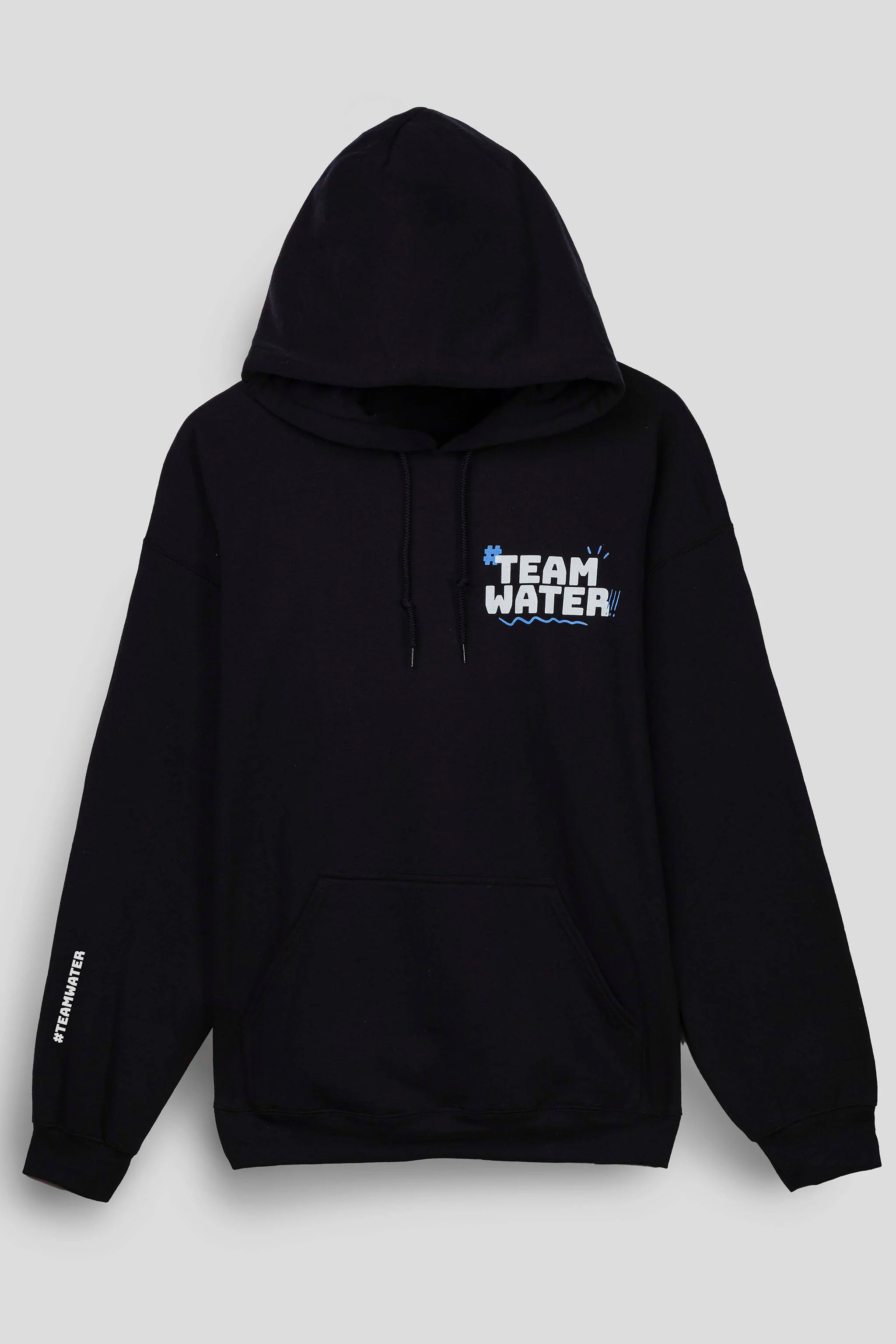 Teamwater Hashtag Hoodie - Black