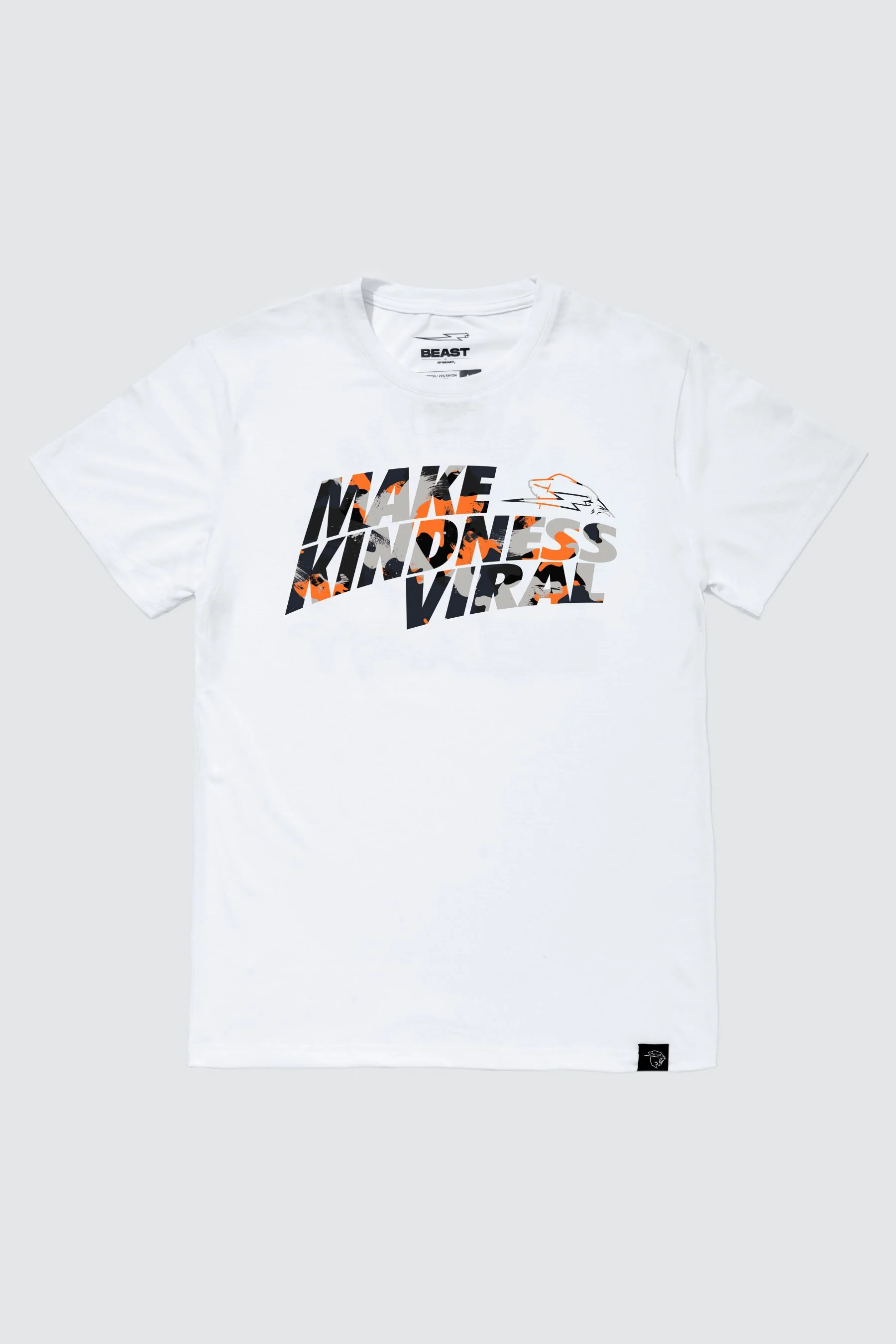 Youth Viral Camo Tee - White