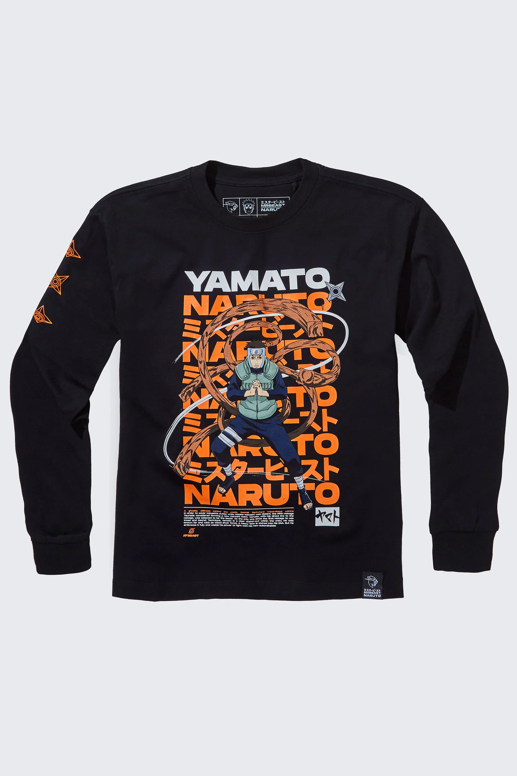 MrBeast x NARUTO Yamato Long Sleeve Tee
