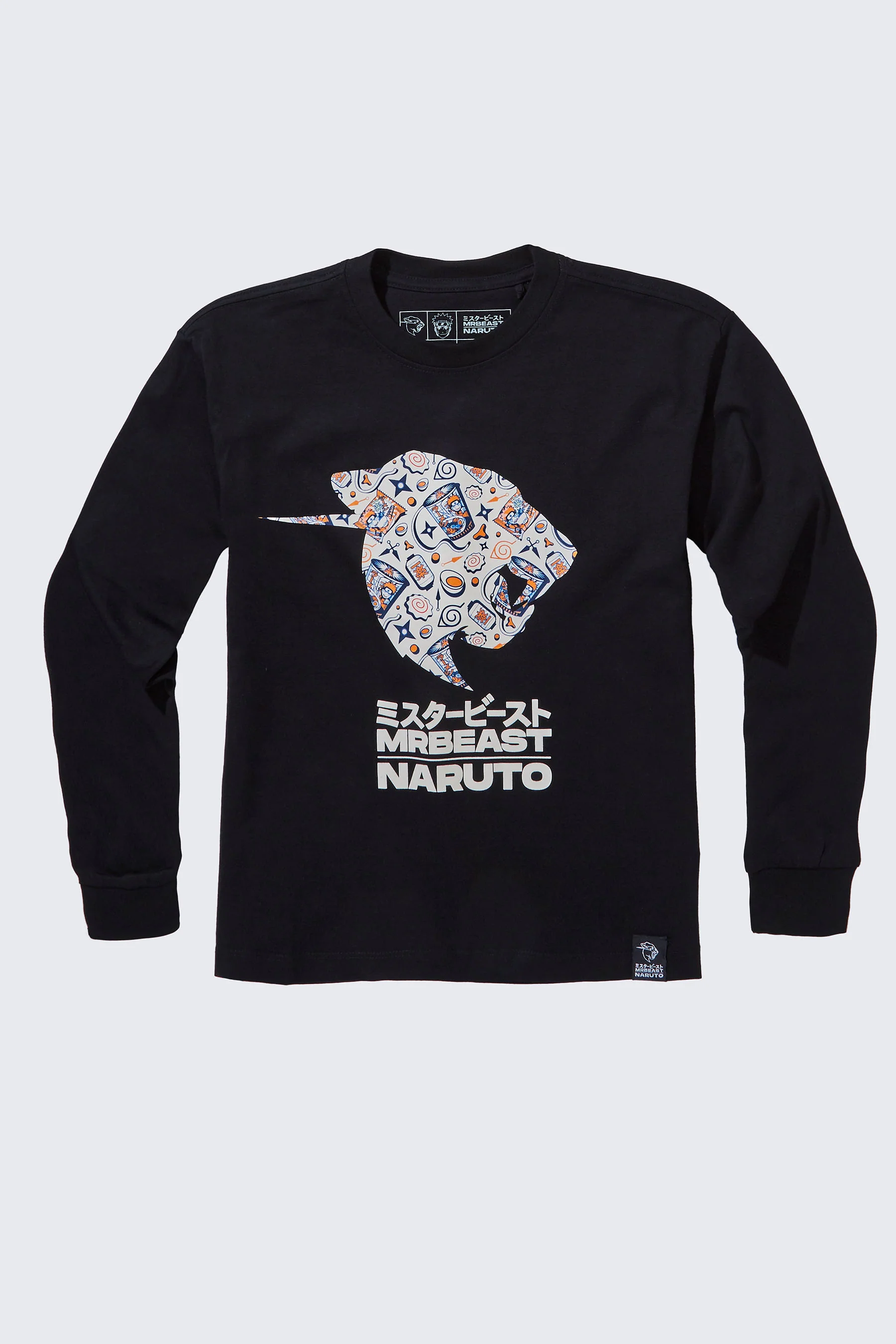 MrBeast x NARUTO Pansaheddo Long Sleeve Tee