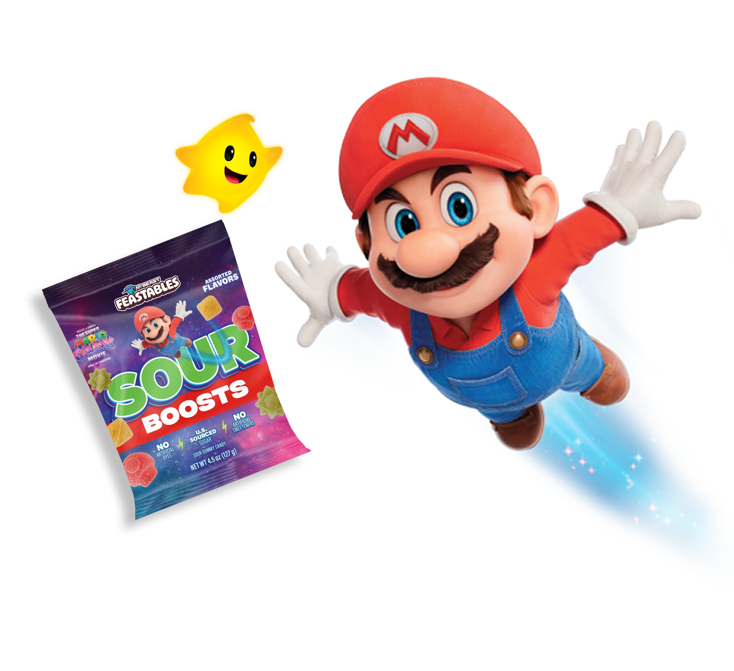 Mario - Sour Boosts - 12 Pack 3 Mario - Sour Boosts - 12 Pack
