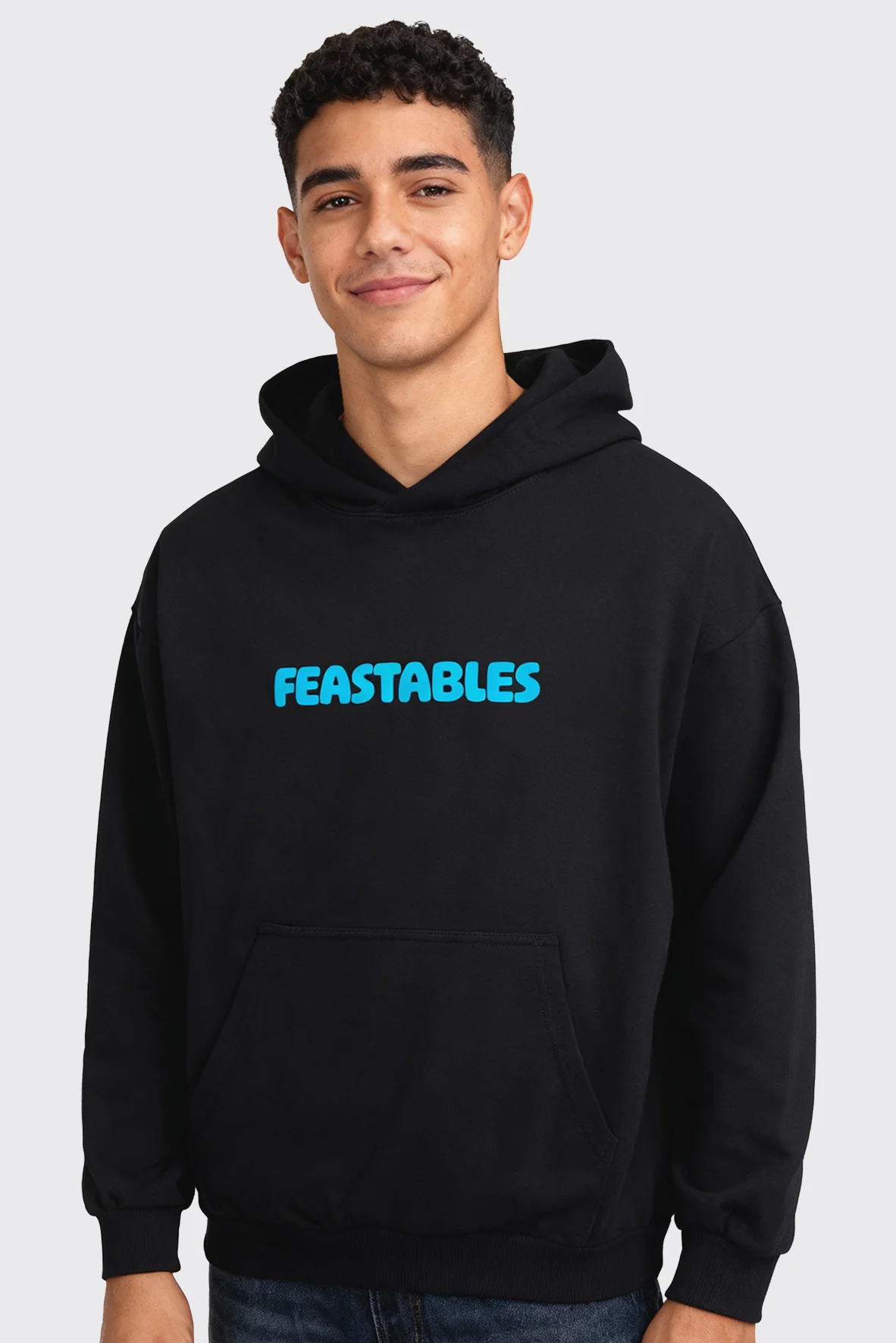 Feastables Retro Hoodie - Black 3 Feastables Retro Hoodie - Black