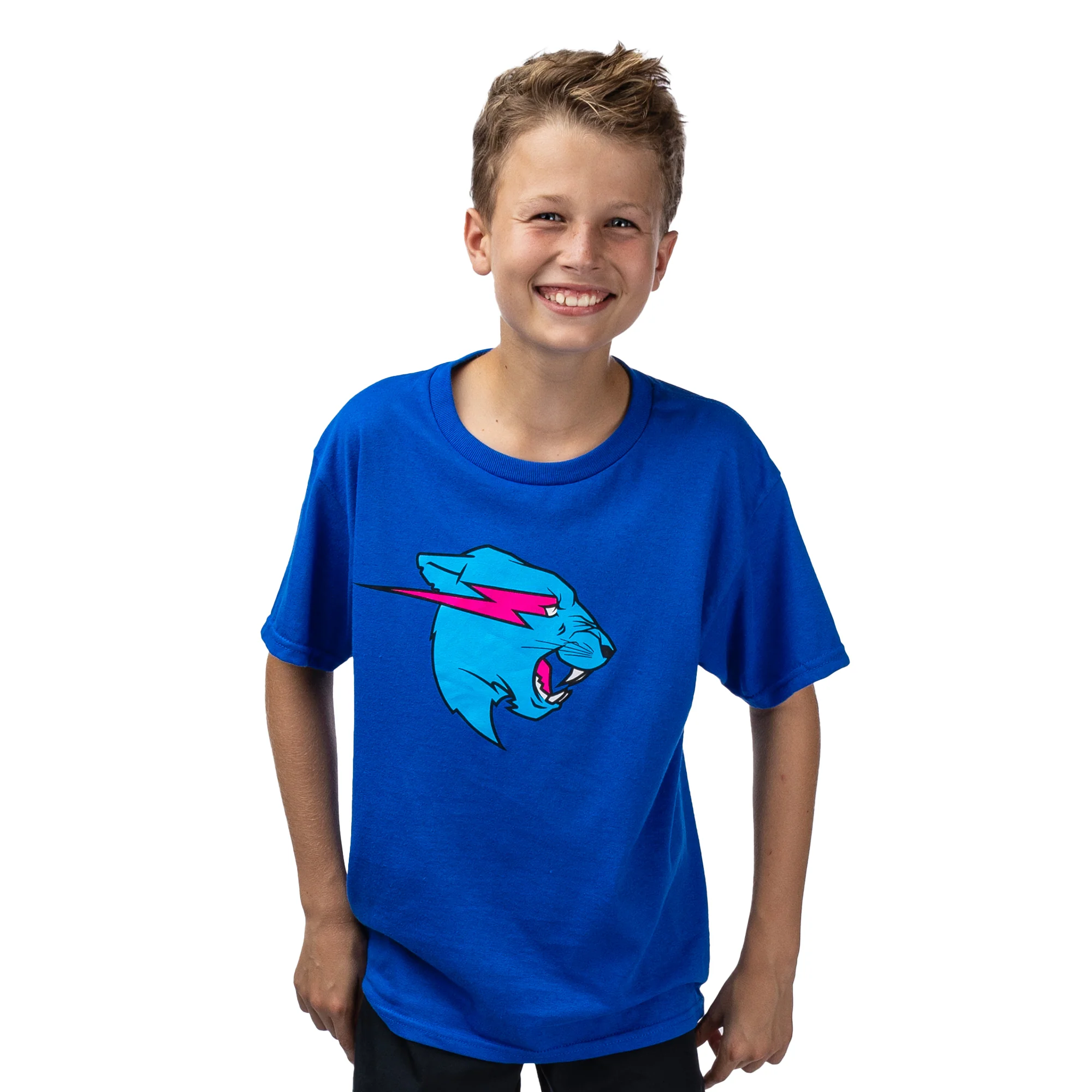Youth Panther Tee - Blue