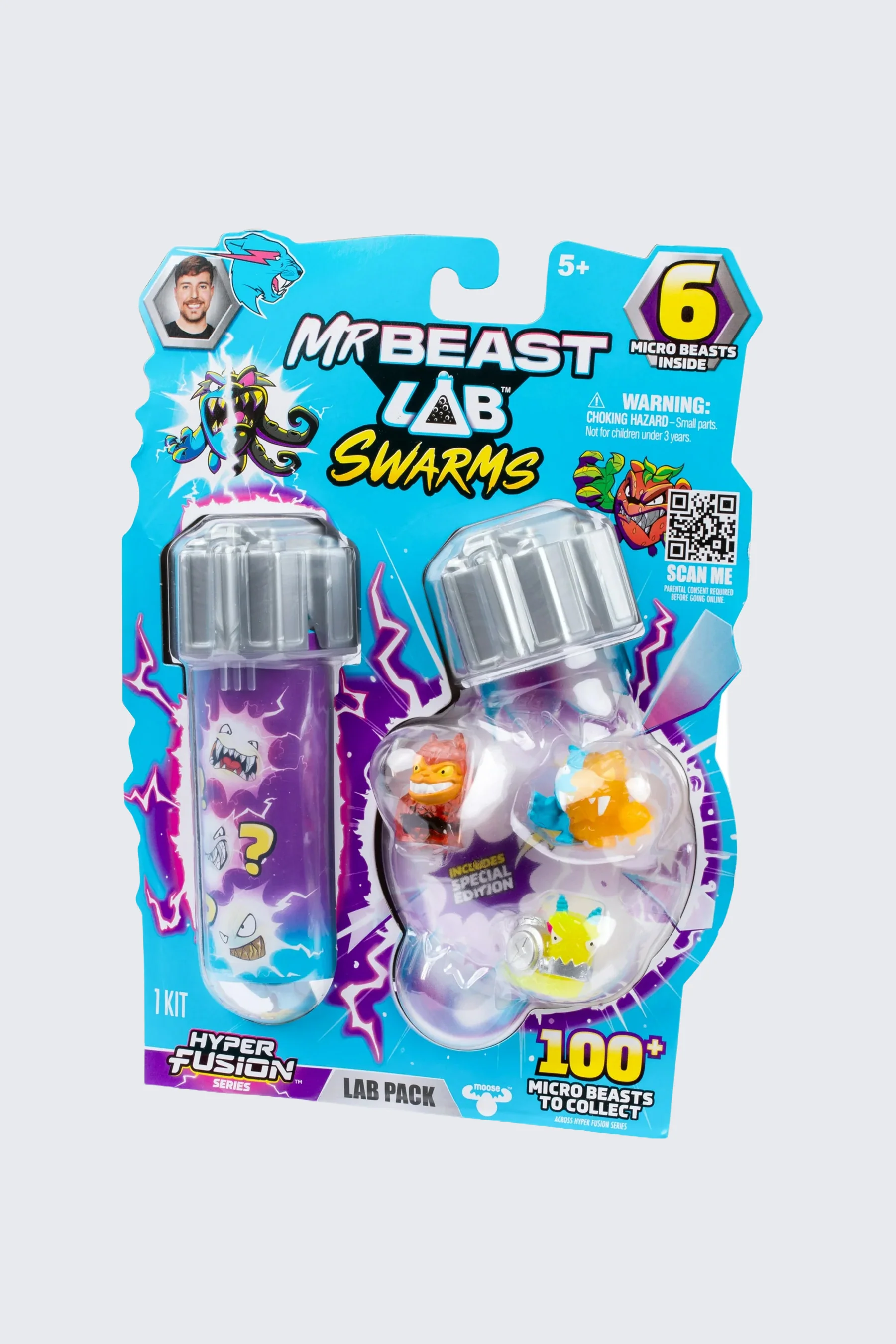 MrBeast Lab Swarms Lab Pack - Hyper Fusion Series, 6 Pack 2 MrBeast Lab Swarms Lab Pack - Hyper Fusion Series, 6 Pack