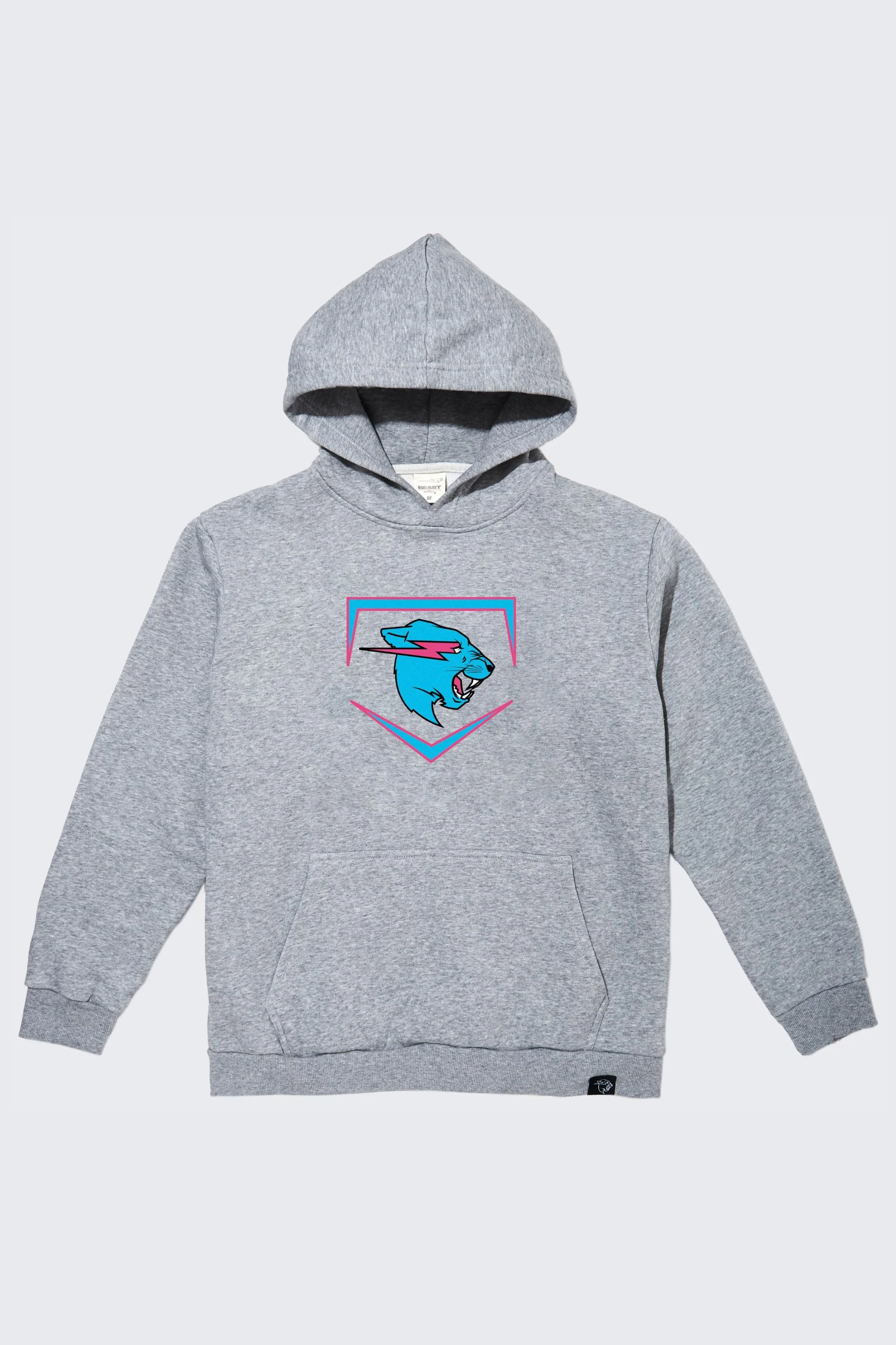 Beast Edition Plate Hoodie + 2 Pack Baseballs Bundle - Gray 2 Beast Edition Plate Hoodie