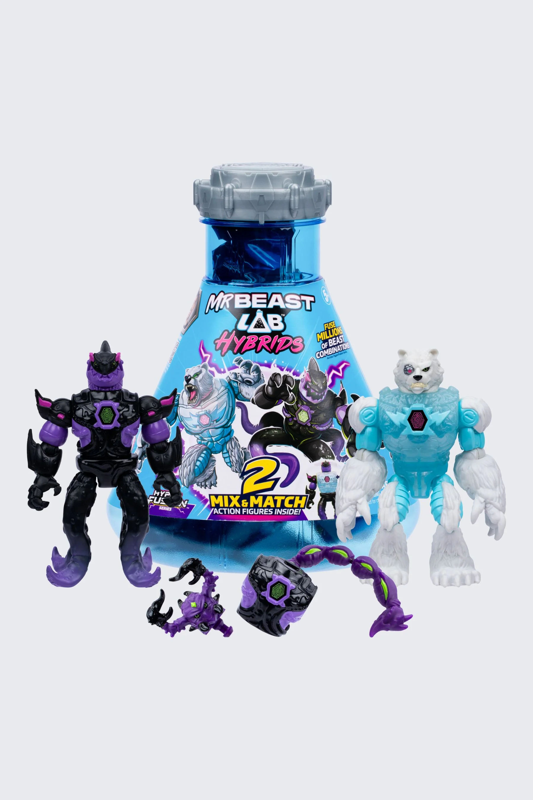 MrBeast Lab Hybrids Action Figure 2-pack – Hyper Fusion Series 1 MrBeast Lab Hybrids Action Figure 2-pack – Hyper Fusion Series