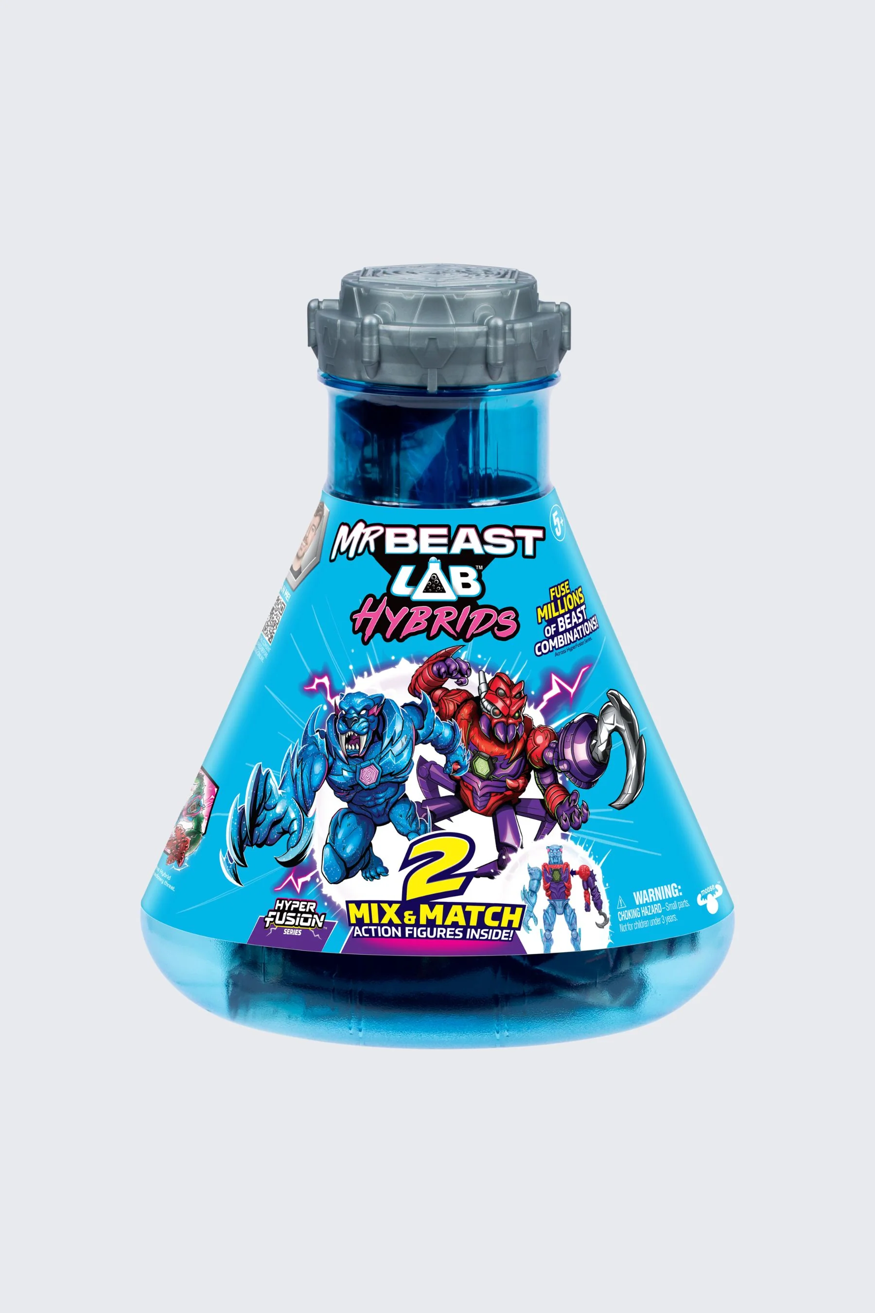 MrBeast Lab Hybrids Action Figure 2-pack – Hyper Fusion Series 21 MrBeast Lab Hybrids Action Figure 2-pack – Hyper Fusion Series