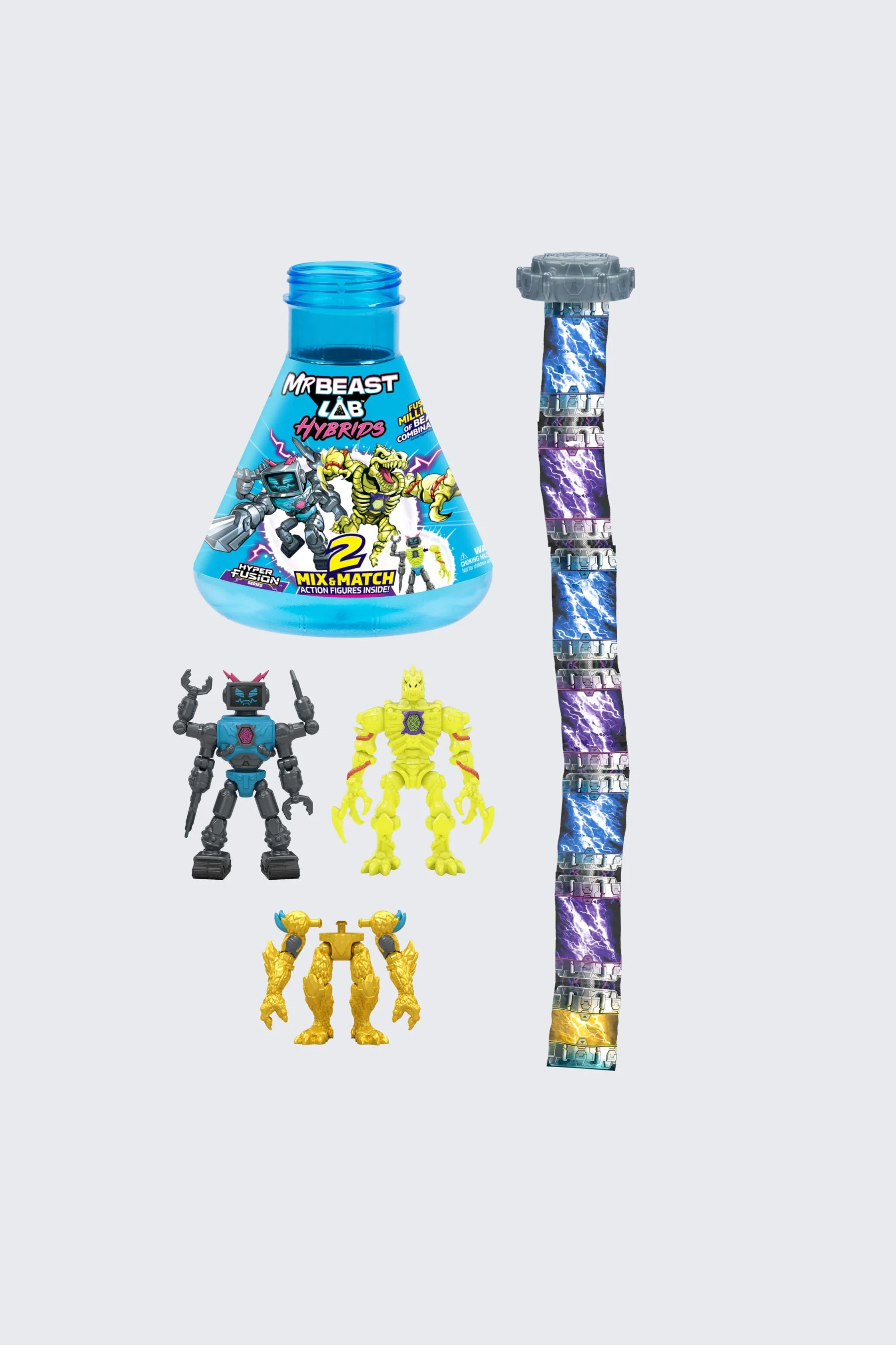 MrBeast Lab Hybrids Action Figure 2-pack – Hyper Fusion Series 27 MrBeast Lab Hybrids Action Figure 2-pack – Hyper Fusion Series