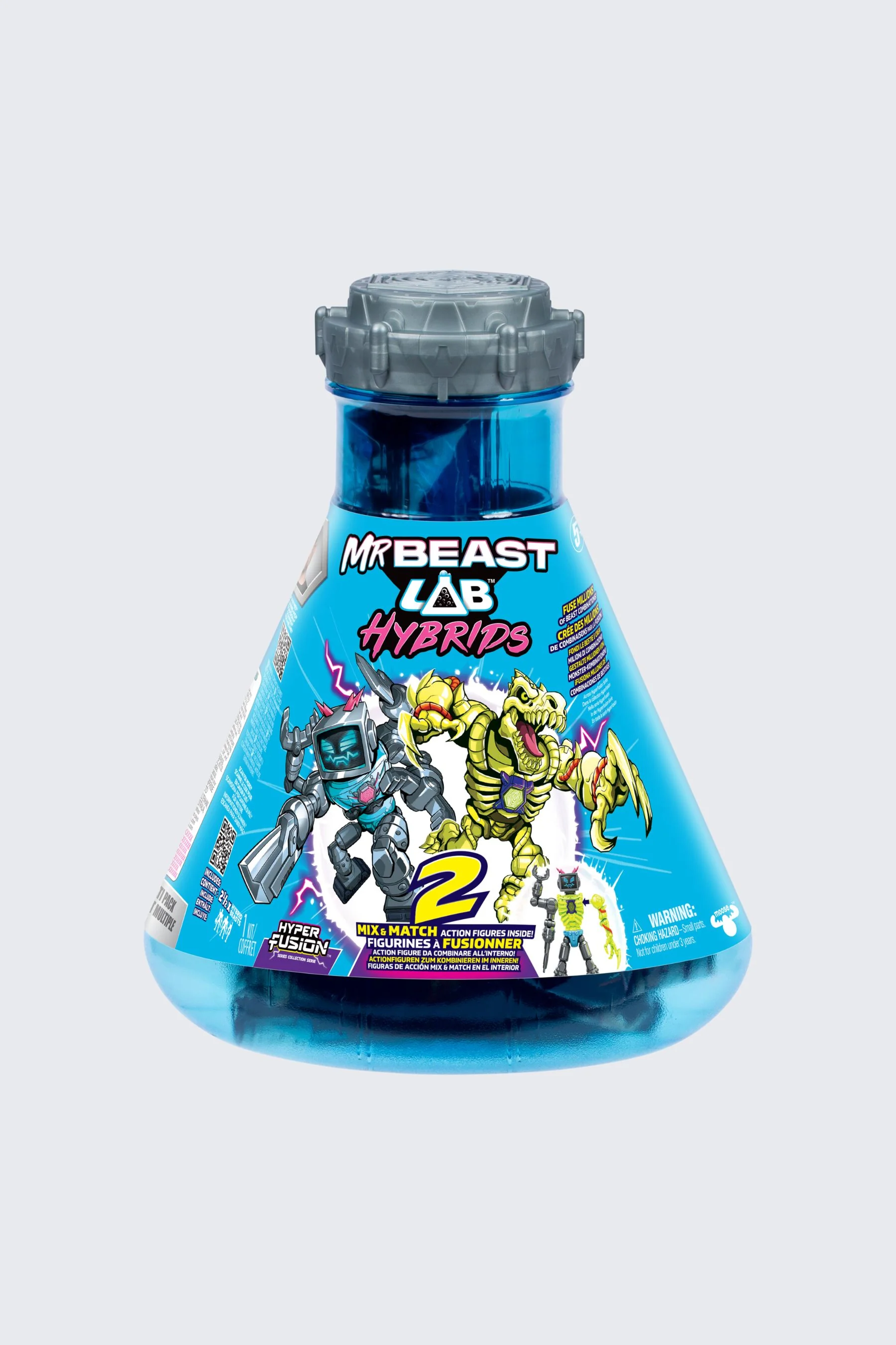 MrBeast Lab Hybrids Action Figure 2-pack – Hyper Fusion Series 29 MrBeast Lab Hybrids Action Figure 2-pack – Hyper Fusion Series