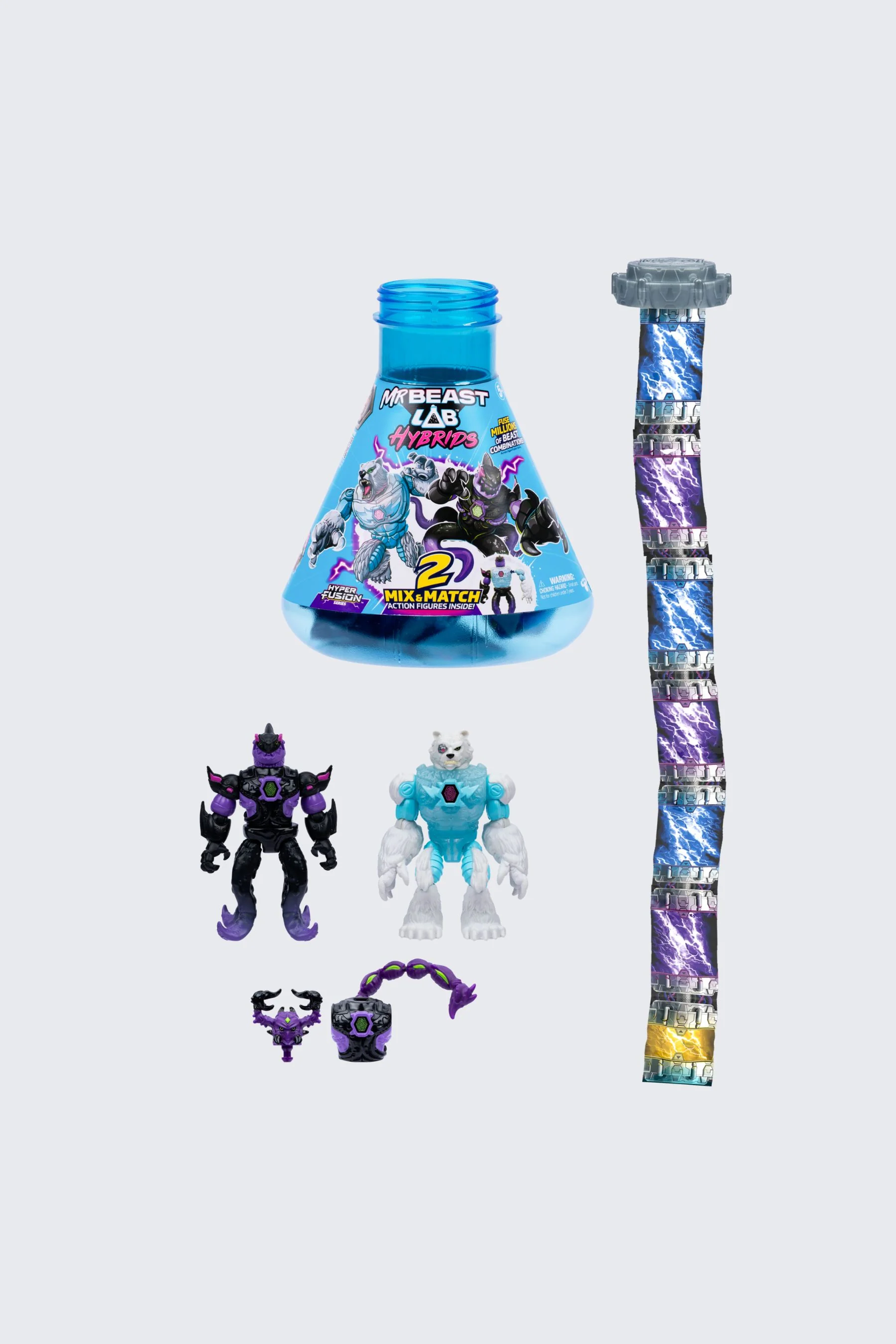 MrBeast Lab Hybrids Action Figure 2-pack – Hyper Fusion Series 3 MrBeast Lab Hybrids Action Figure 2-pack – Hyper Fusion Series