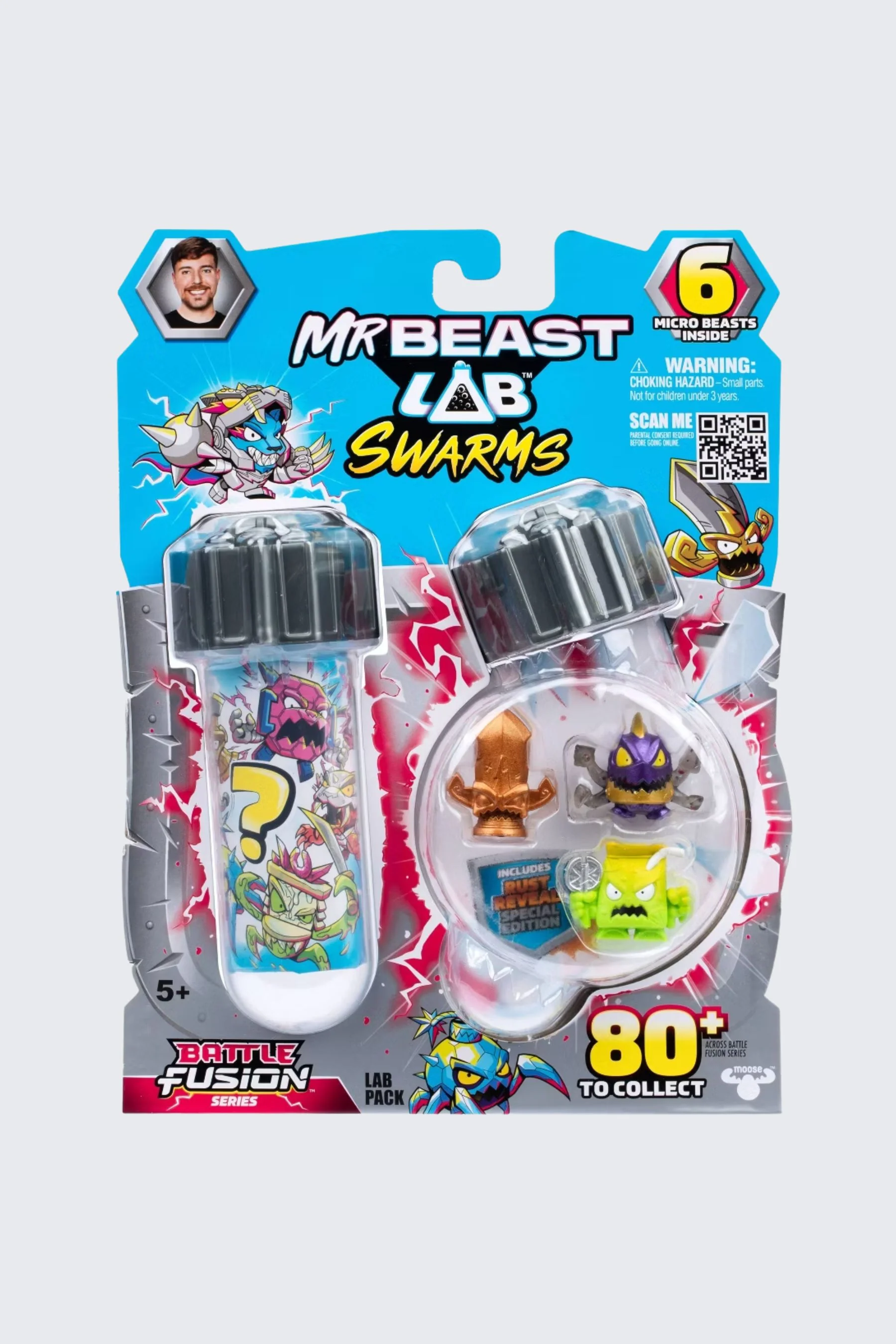 MrBeast Lab Swarms Lab Pack - Battle Fusion Series, 6 Pack 1 MrBeast Lab Swarms Lab Pack - Battle Fusion Series, 6 Pack