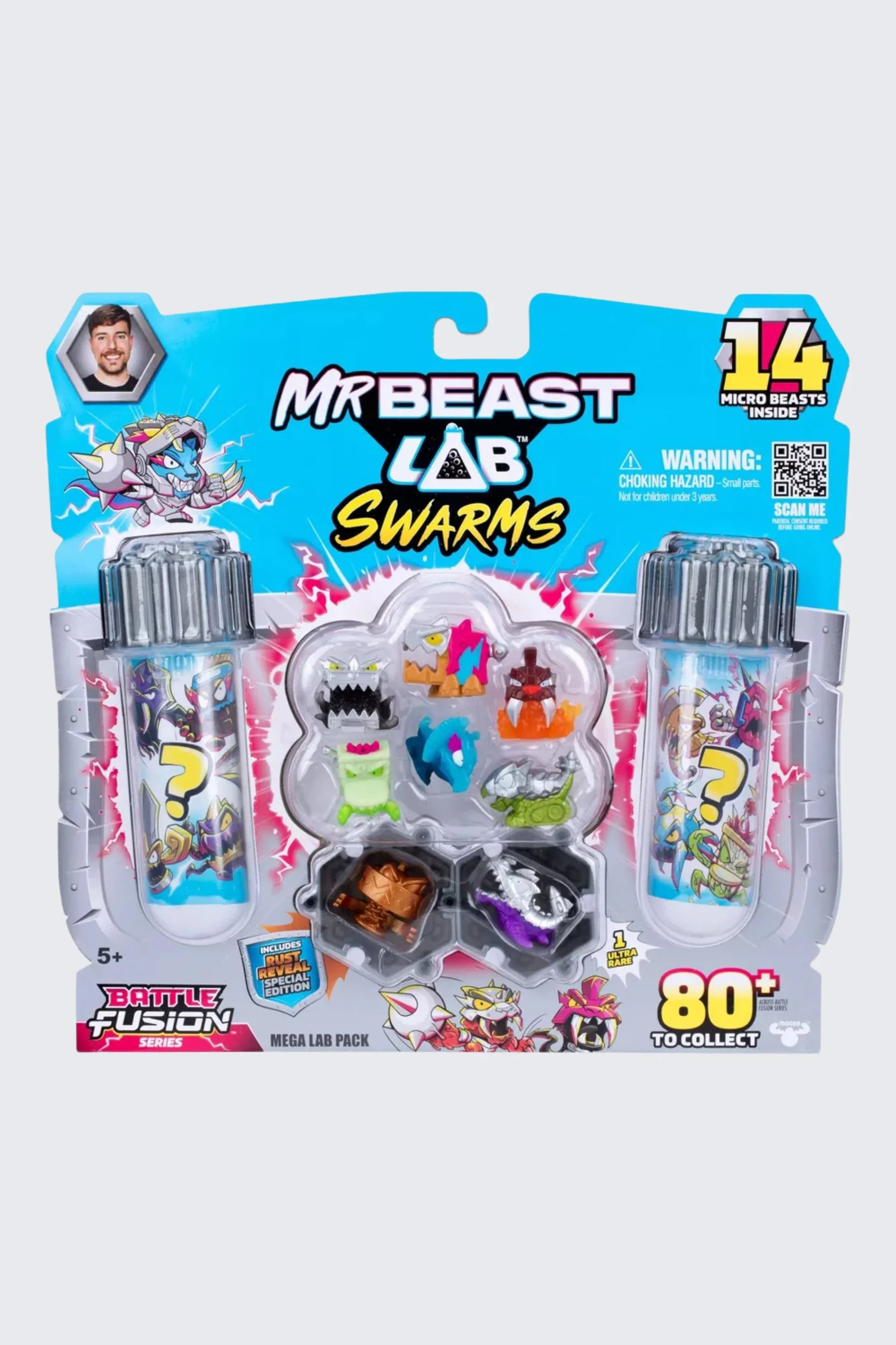 MrBeast Lab Swarms Mega Lab Pack - Battle Fusion Series, 14 Pack 1 MrBeast Lab Swarms Mega Lab Pack - Battle Fusion Series, 14 Pack