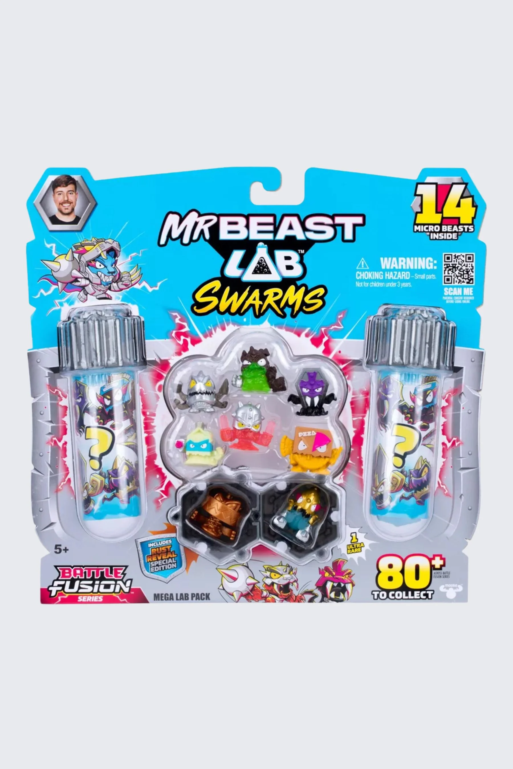 MrBeast Lab Swarms Mega Lab Pack - Battle Fusion Series, 14 Pack 20 MrBeast Lab Swarms Mega Lab Pack - Battle Fusion Series, 14 Pack
