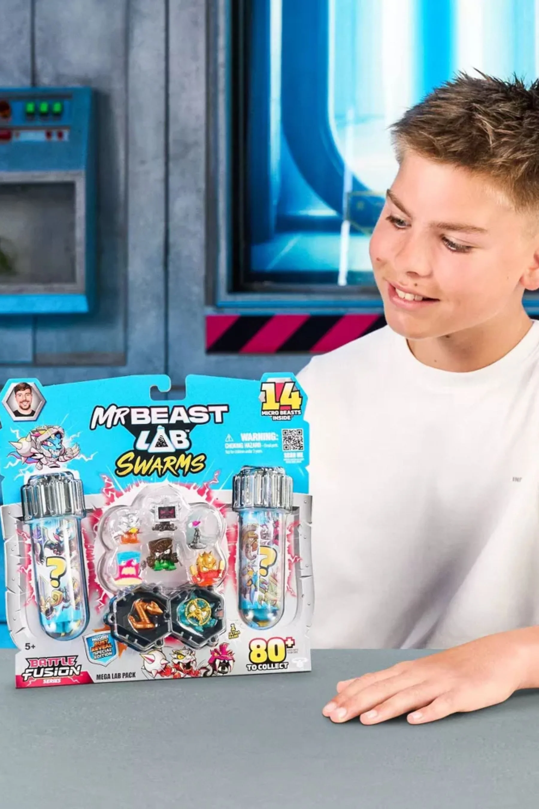 MrBeast Lab Swarms Mega Lab Pack - Battle Fusion Series, 14 Pack 32 MrBeast Lab Swarms Mega Lab Pack - Battle Fusion Series, 14 Pack