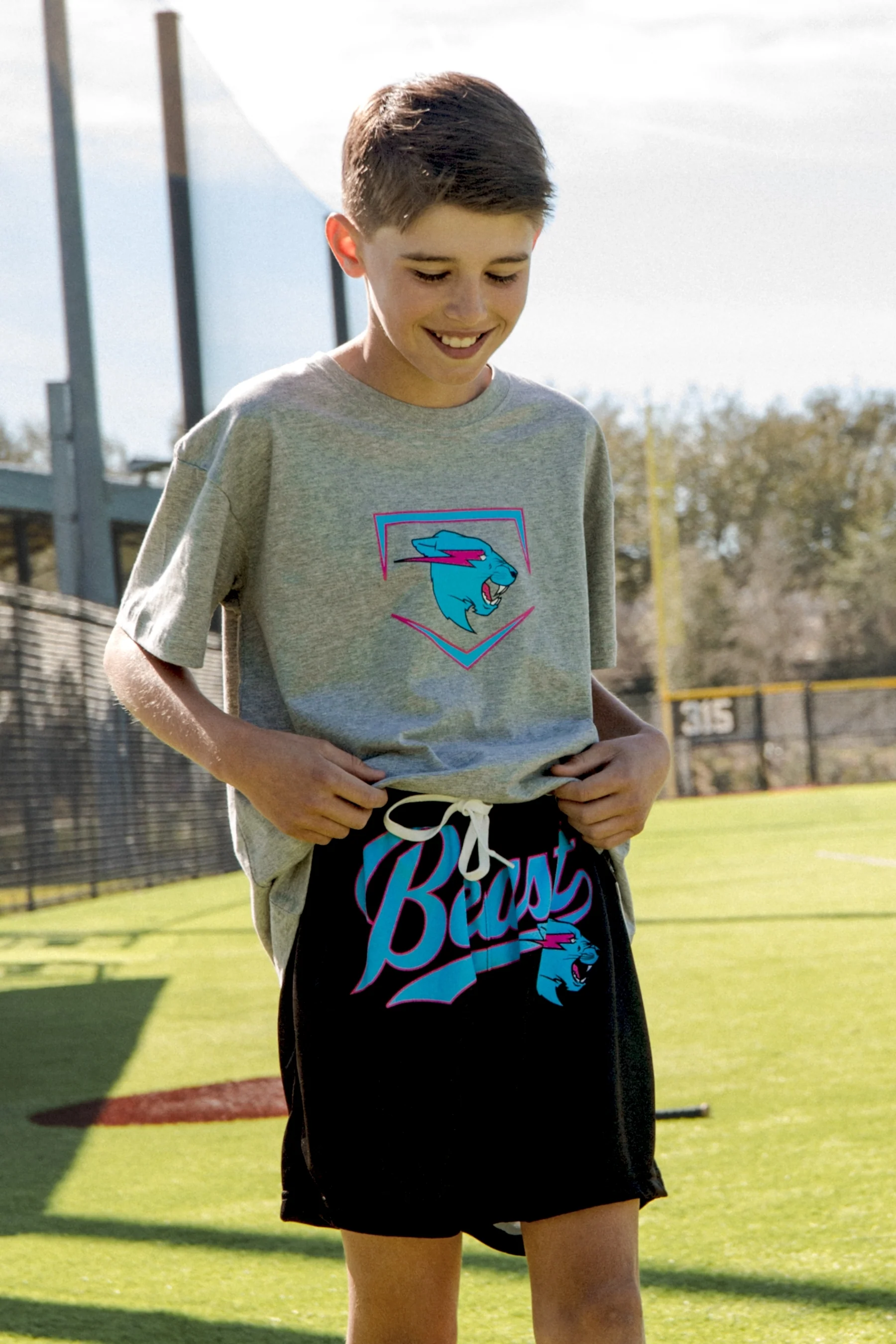 Beast Edition Plate Tee + 2 Pack Baseballs Bundle - Gray 4 Beast Edition Plate Tee